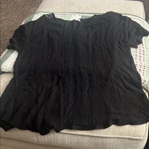 O'Neill Black Lace Detail coverup